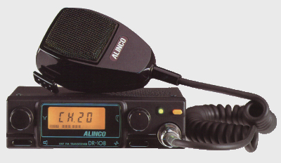 ALINCO DR-108, Radio movel VHF-Amador 12.5kHz