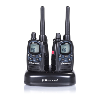 MIDLAND G7-PRO/16-TWIN C1090.13, kit 2 rádios PMR446