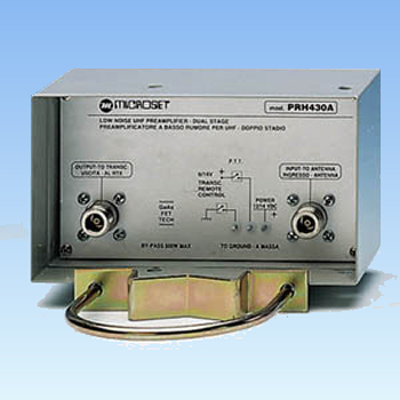 MICROSET PRH-430, Pre-amplificador UHF