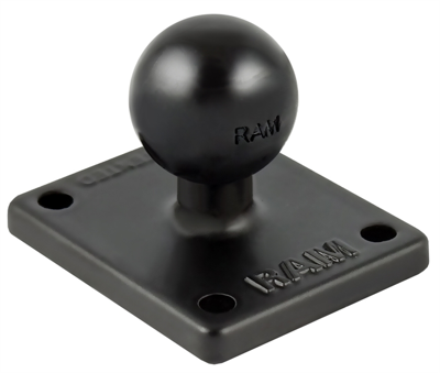 RAM B-347 - Base 50x43mm com furação AMPS c/bola