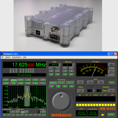 WINRADIO WR-G303E/PD, Receptor externo p/PC 0-30Mhz profissional