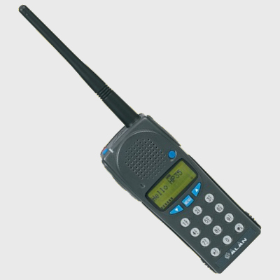 Midland ALAN HP-435K, Radio port UHF prof c/teclado
