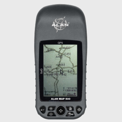 ALAN MAP-500, GPS c/mapa (cinza)