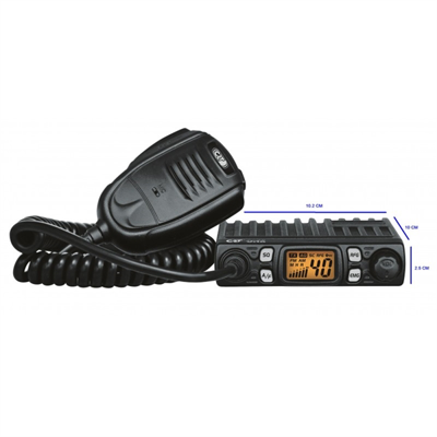 CRT-ONE-VOX, rádio cb de viatura AM/FM 40ch c/S-Meter