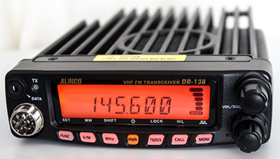 ALINCO DR-138HE, transceptor móvel VHF amador 144-146MHz