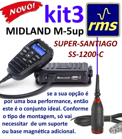 MIDLAND M-5up + antena SS-SANTIAGO 1200c