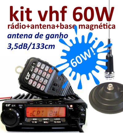KIT VHF 60W c/antena