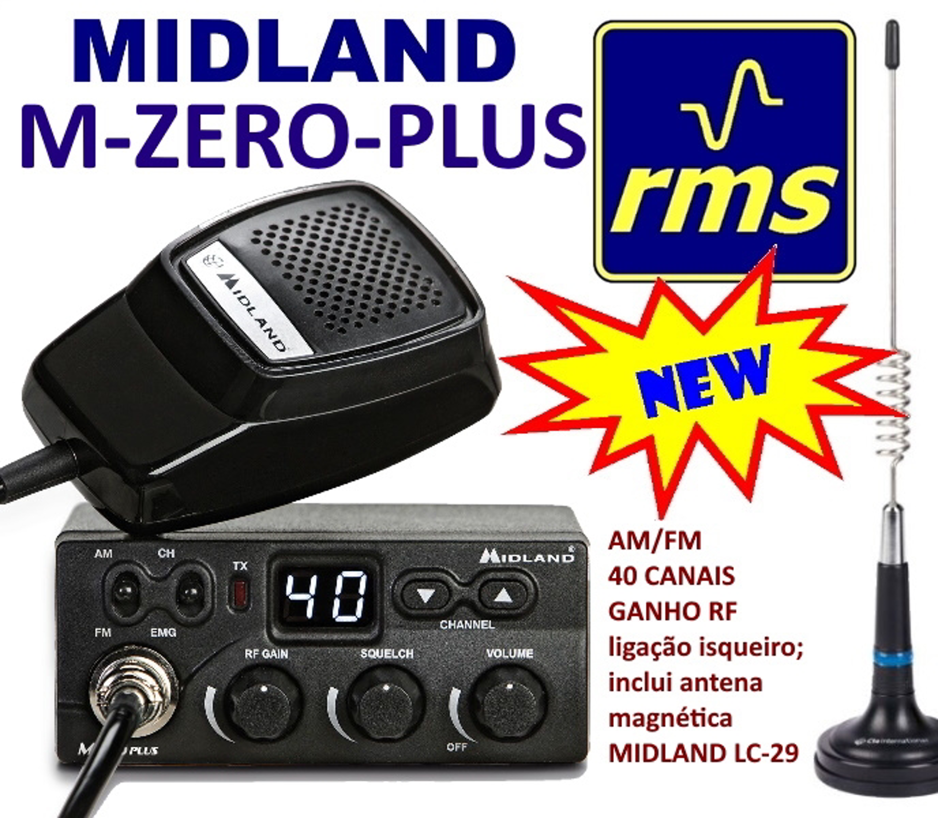 KIT CB M-ZERO + MIDLAND LC-29