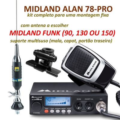 Midland Alan-78 PRO + FUNK 150+RB-400