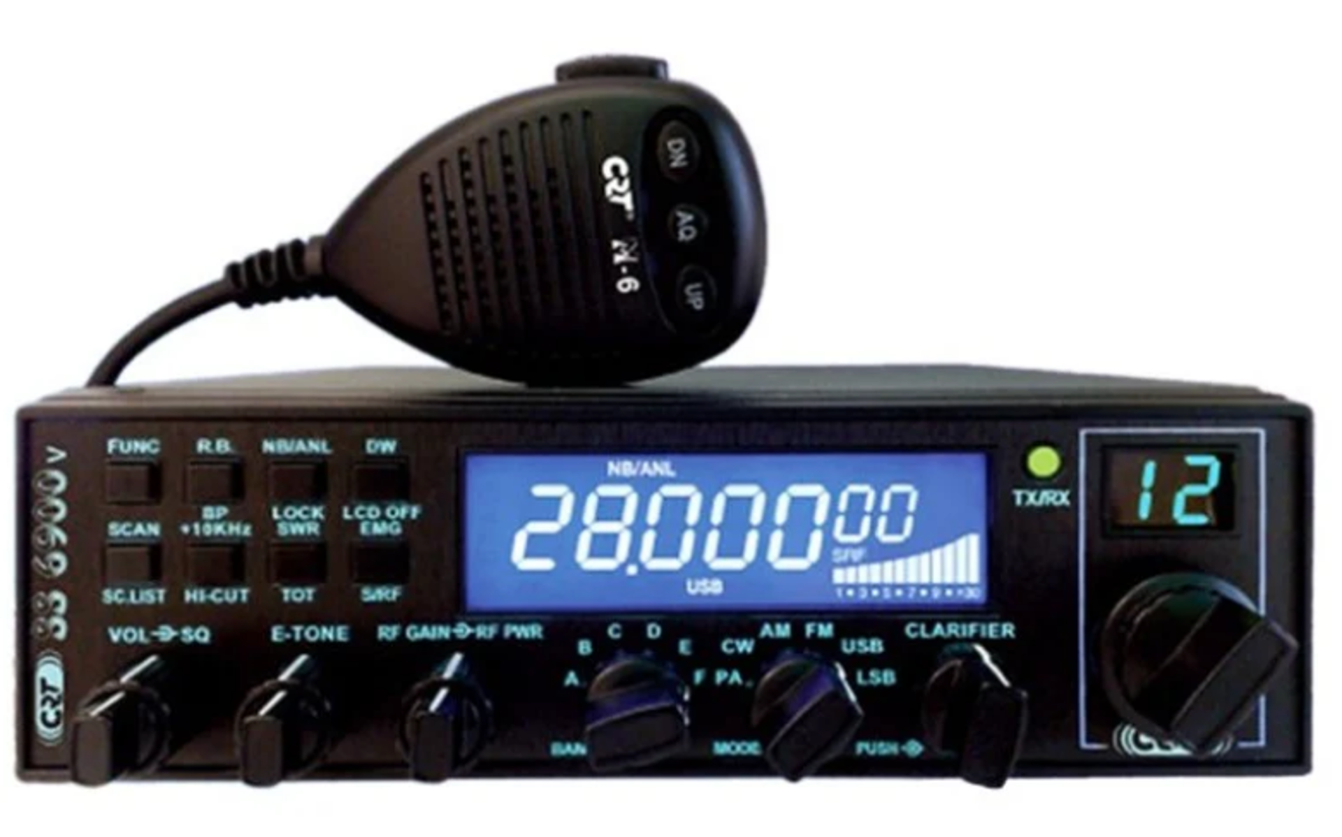 CRT SS-6900N-V8-COMPACT, transceptor 10mts/CTCSS/VOX