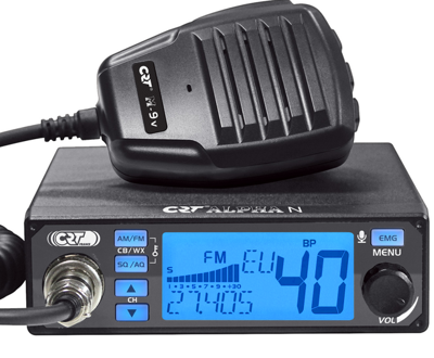 CRT ALPHA-N, cb am/fm 12/24Vdc