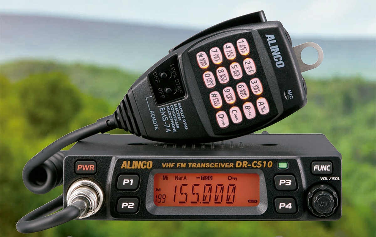 ALINCO DR-CS10, vhf móvel 60W/25W/10W